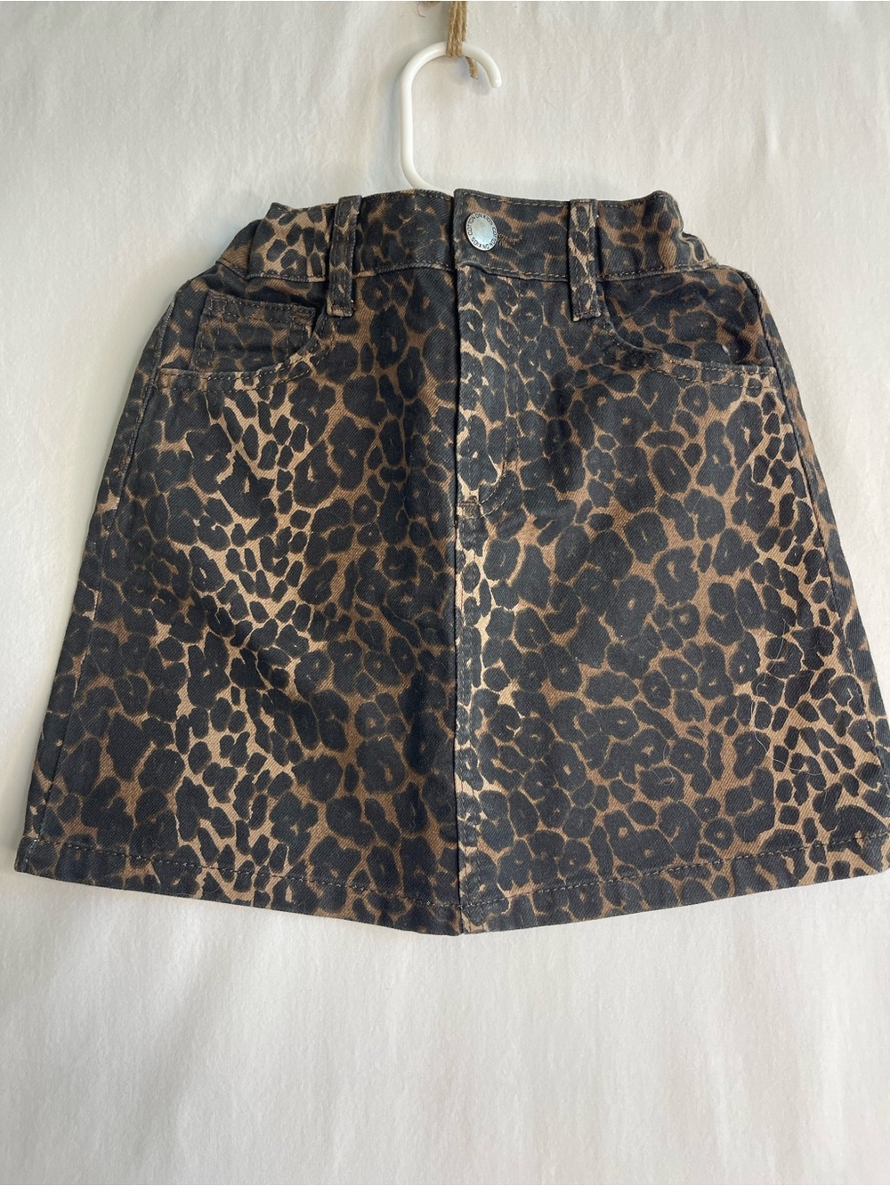 Cotton On Leopard Print Mini Skirt - Brown & Black